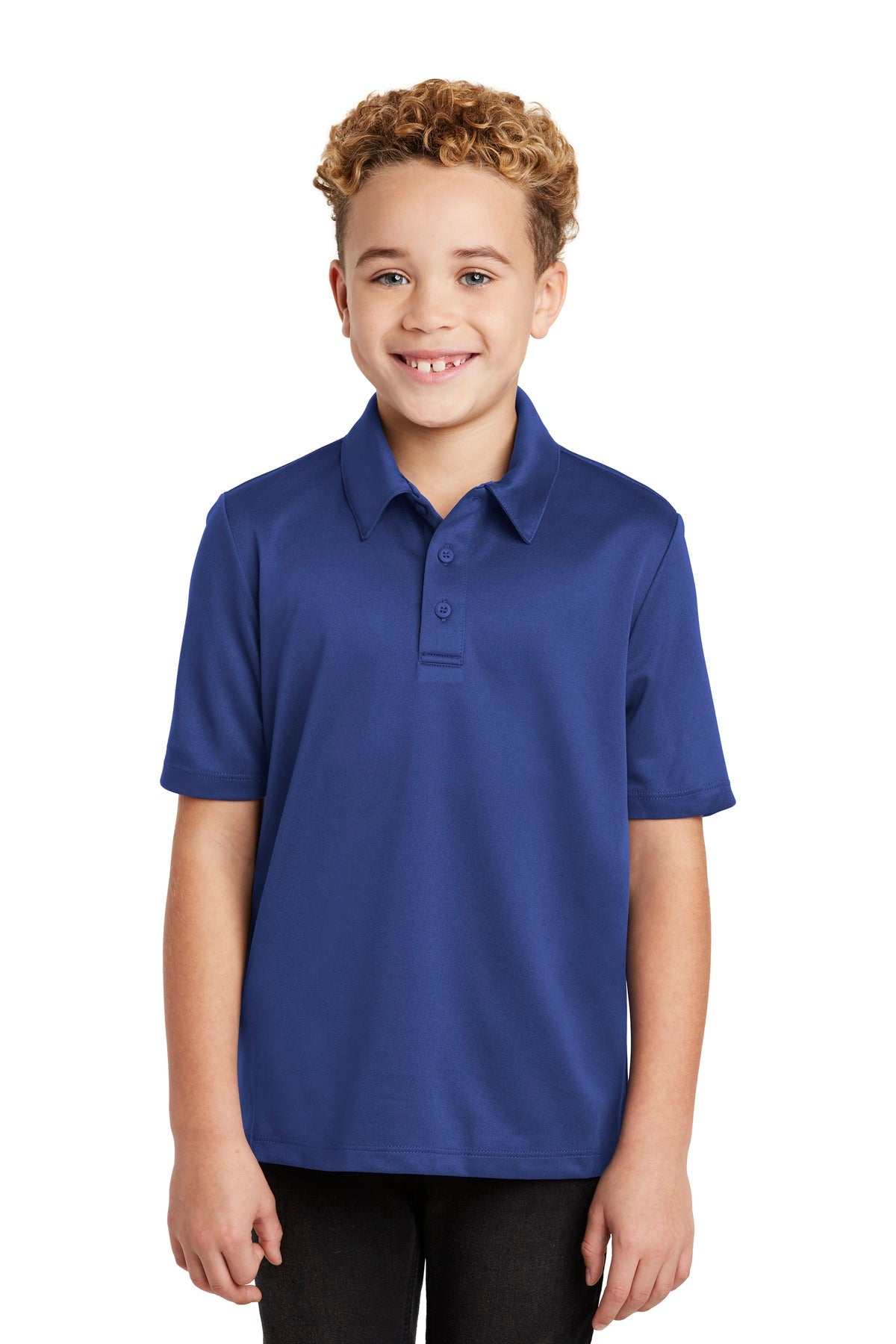 Port AuthorityÂ® Youth Silk Touchâ„¢ Performance Polo. Y540