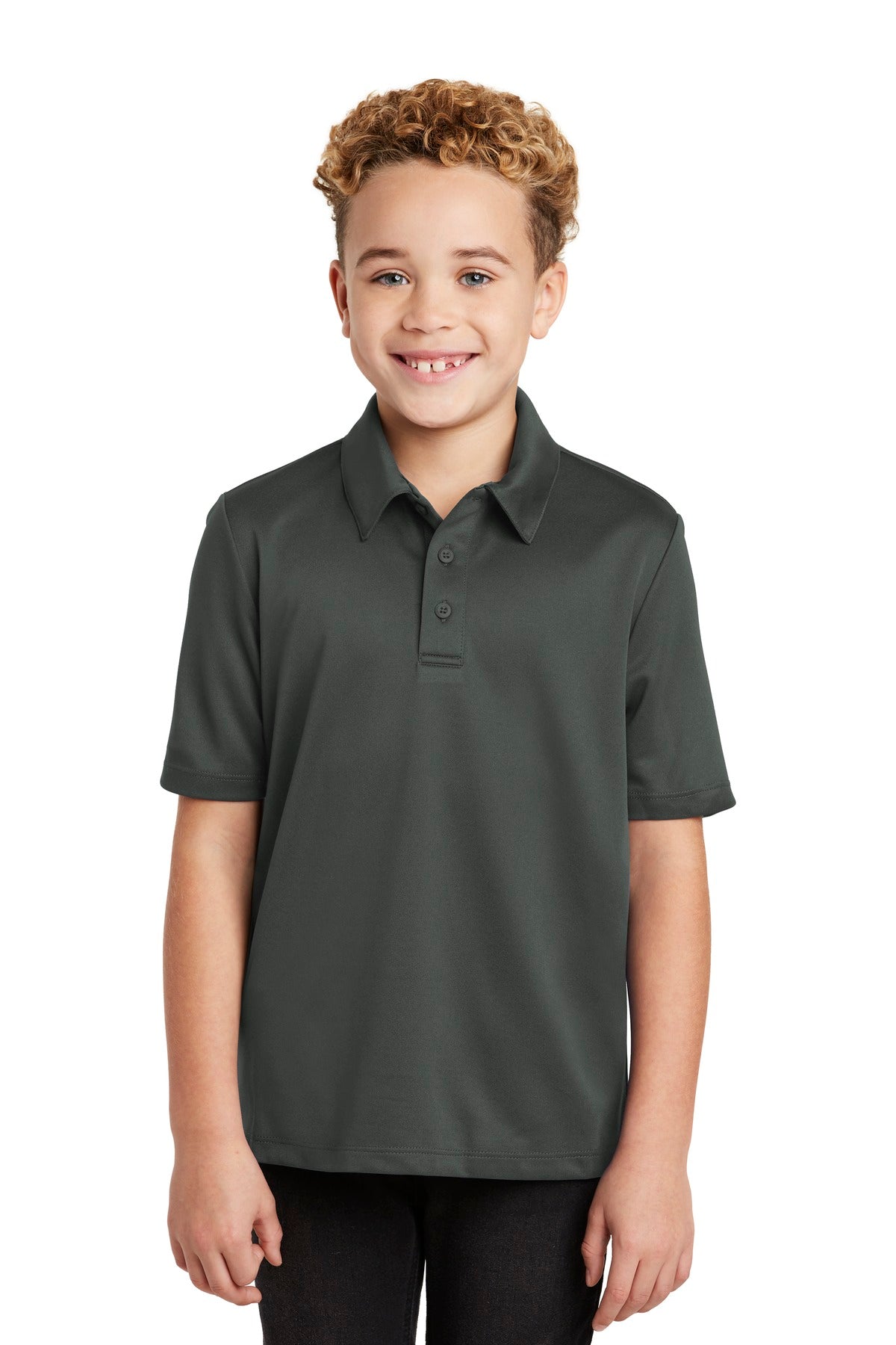 Port AuthorityÂ® Youth Silk Touchâ„¢ Performance Polo. Y540