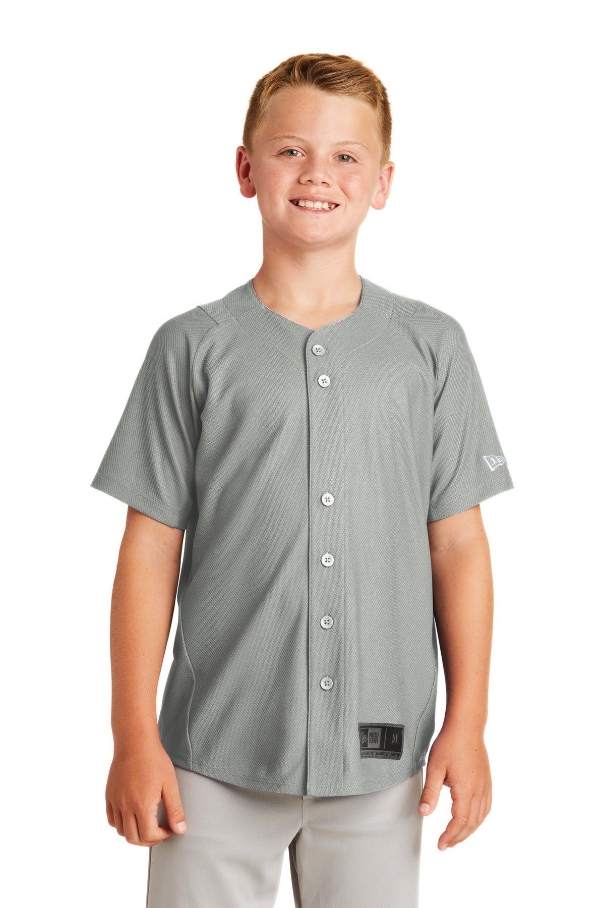 New Era Â® Youth Diamond Era Full-Button Jersey. YNEA220