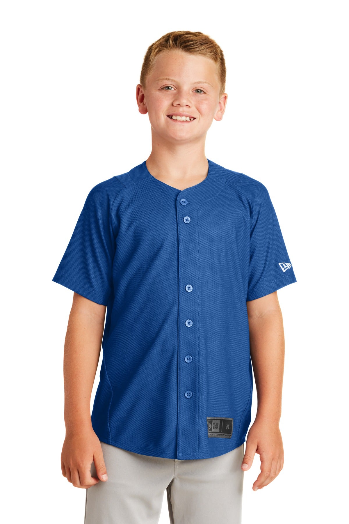 New Era Â® Youth Diamond Era Full-Button Jersey. YNEA220