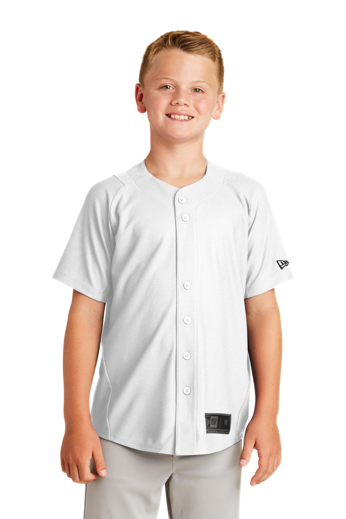 New Era Â® Youth Diamond Era Full-Button Jersey. YNEA220