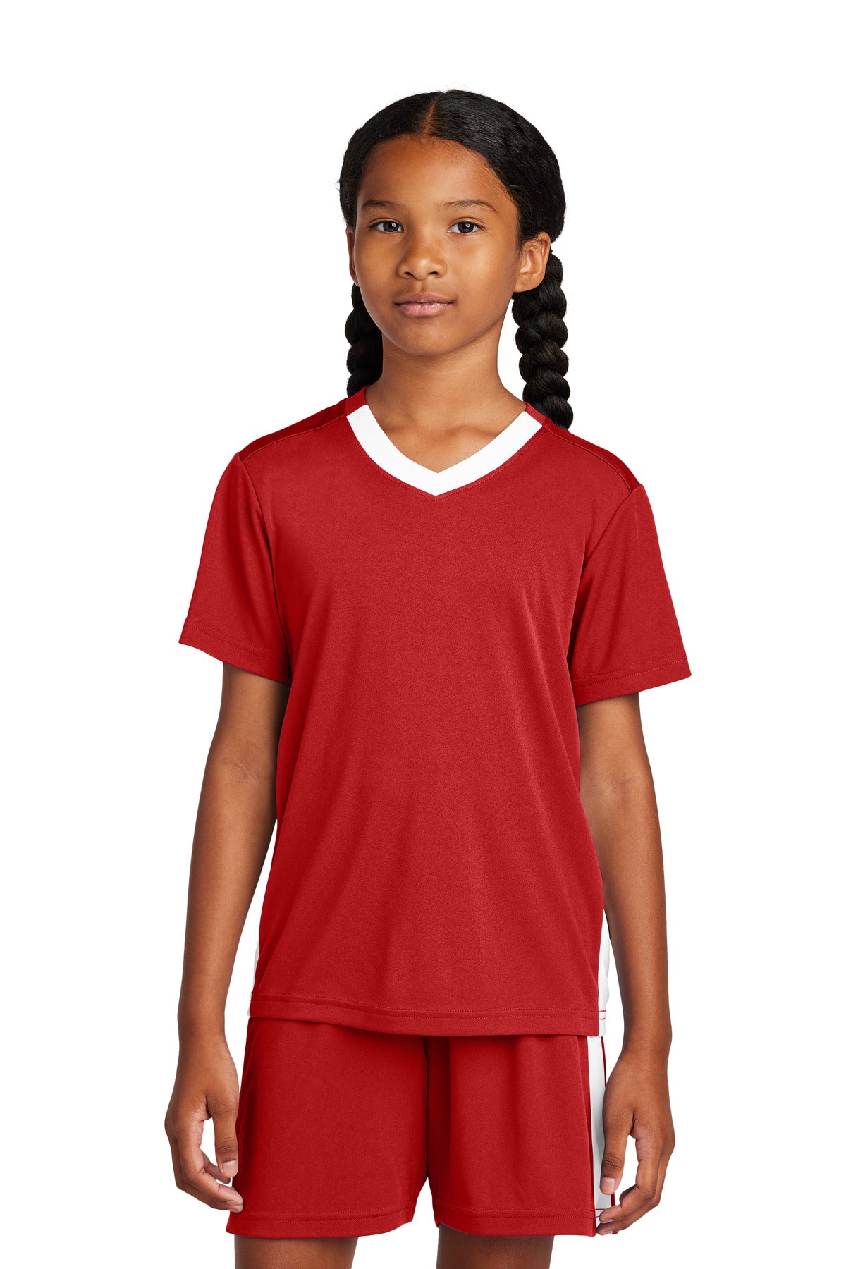 Sport-TekÂ® Youth Competitorâ„¢ United V-Neck YST101