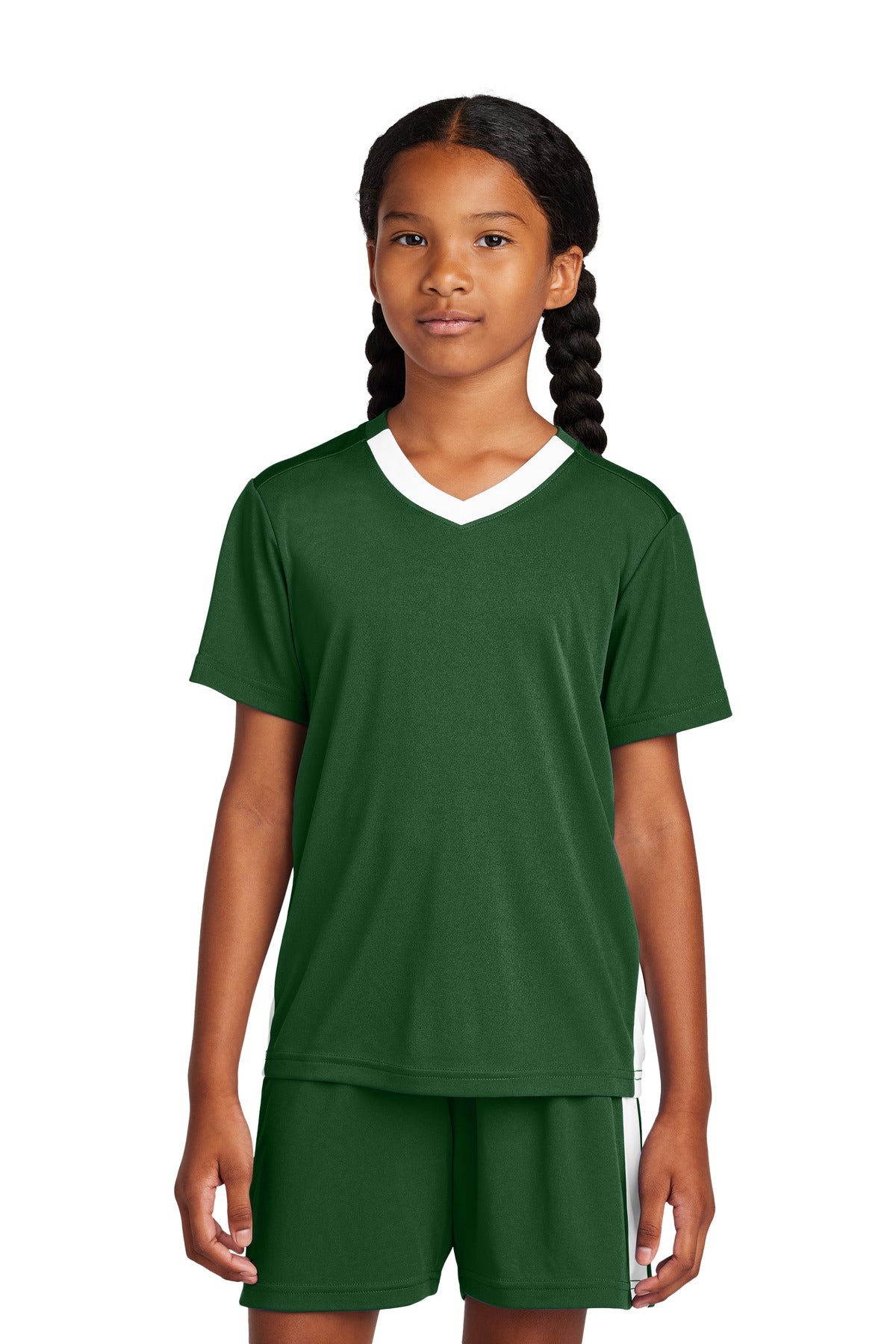 Sport-TekÂ® Youth Competitorâ„¢ United V-Neck YST101