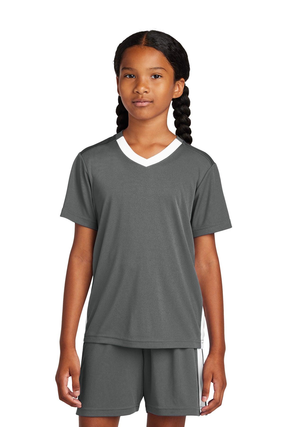 Sport-TekÂ® Youth Competitorâ„¢ United V-Neck YST101