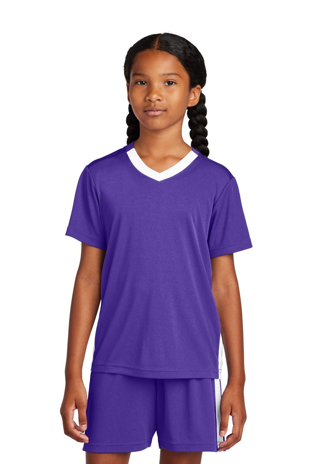 Sport-TekÂ® Youth Competitorâ„¢ United V-Neck YST101