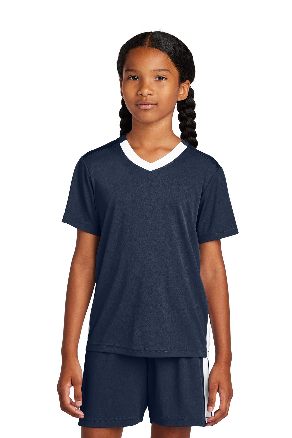 Sport-TekÂ® Youth Competitorâ„¢ United V-Neck YST101