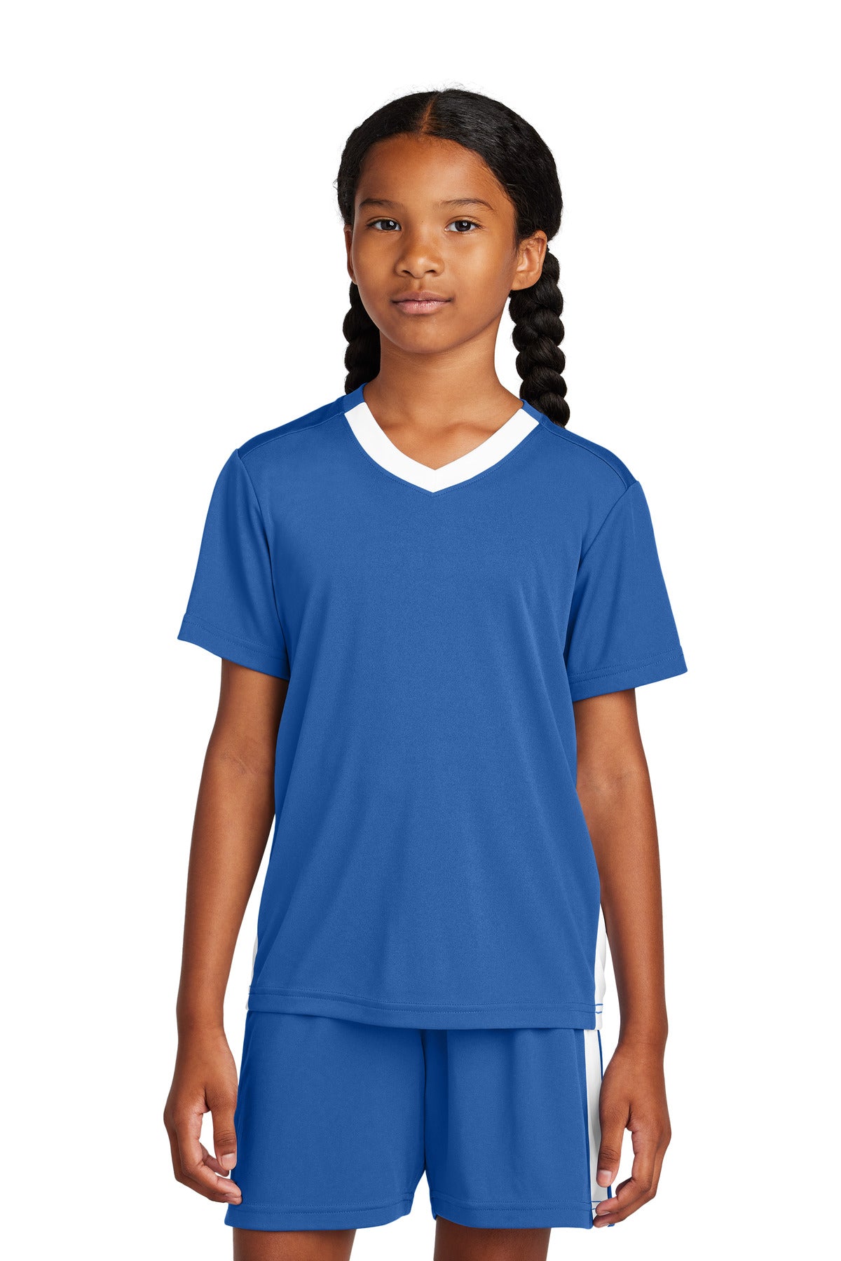 Sport-TekÂ® Youth Competitorâ„¢ United V-Neck YST101