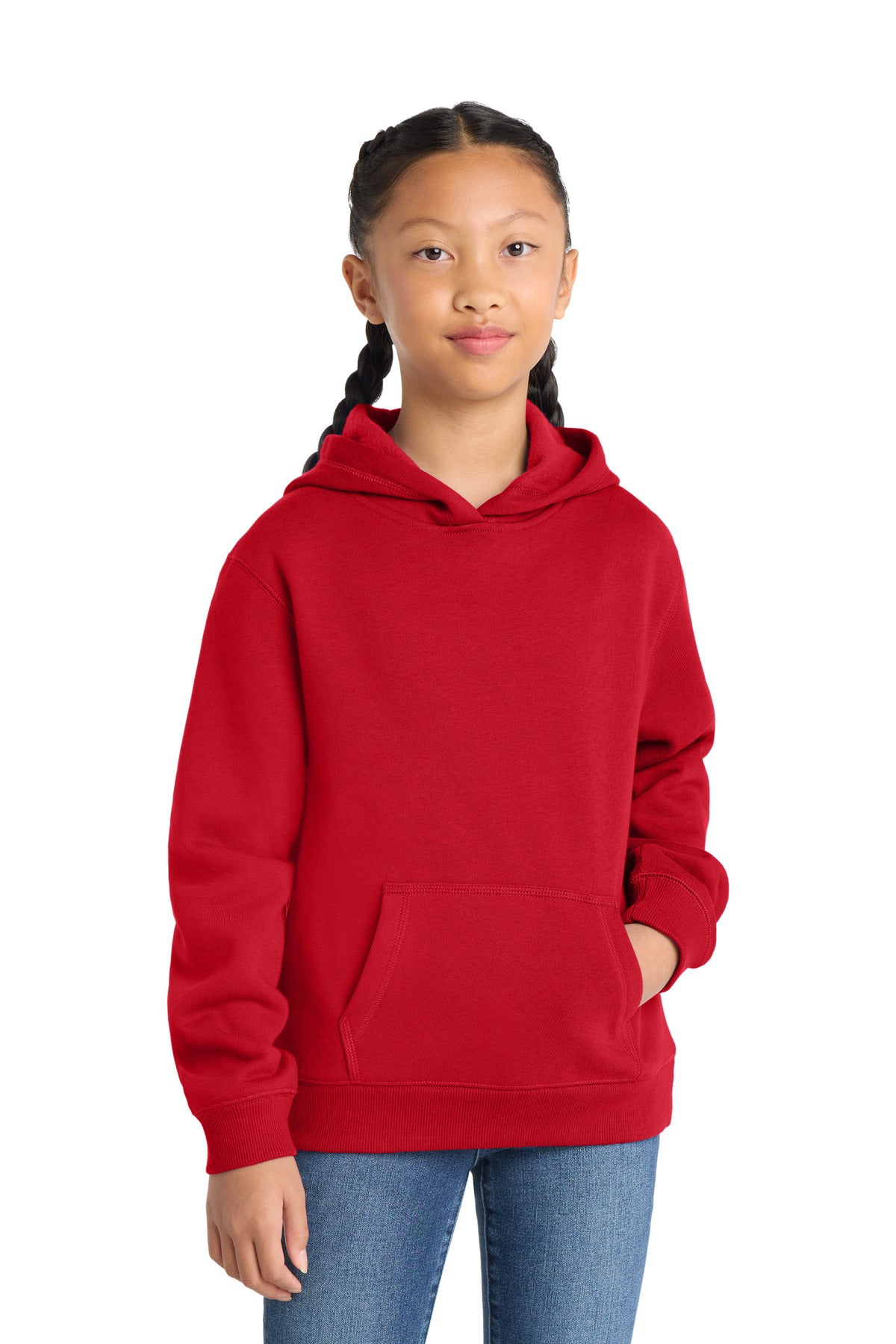 Sport-TekÂ® Youth Pullover Hooded Sweatshirt. YST254