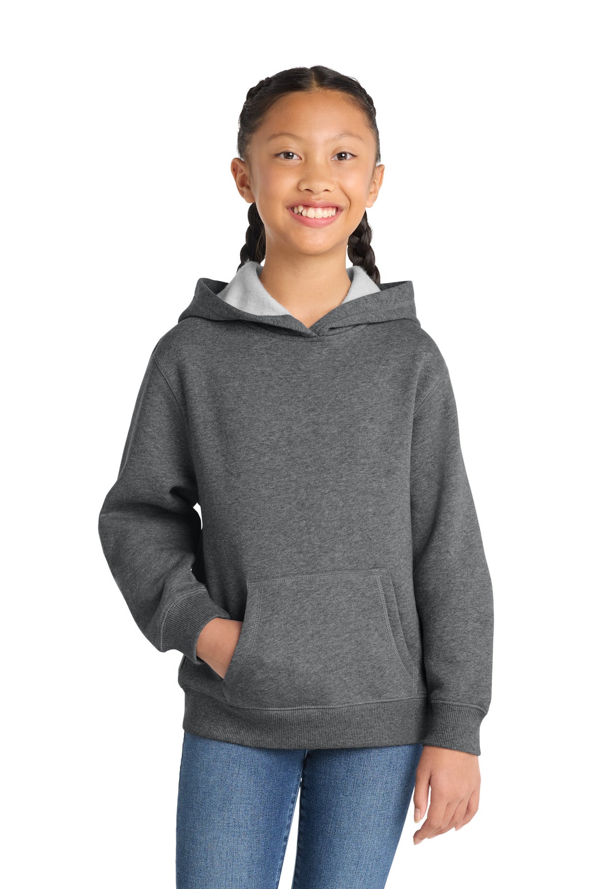 Sport-TekÂ® Youth Pullover Hooded Sweatshirt. YST254