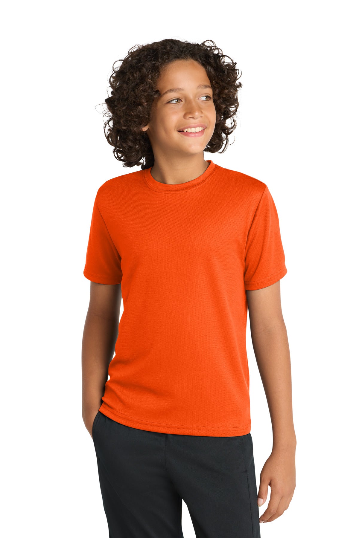 Sport-TekÂ® Youth PosiChargeÂ® RacerMeshÂ® Tee. YST340