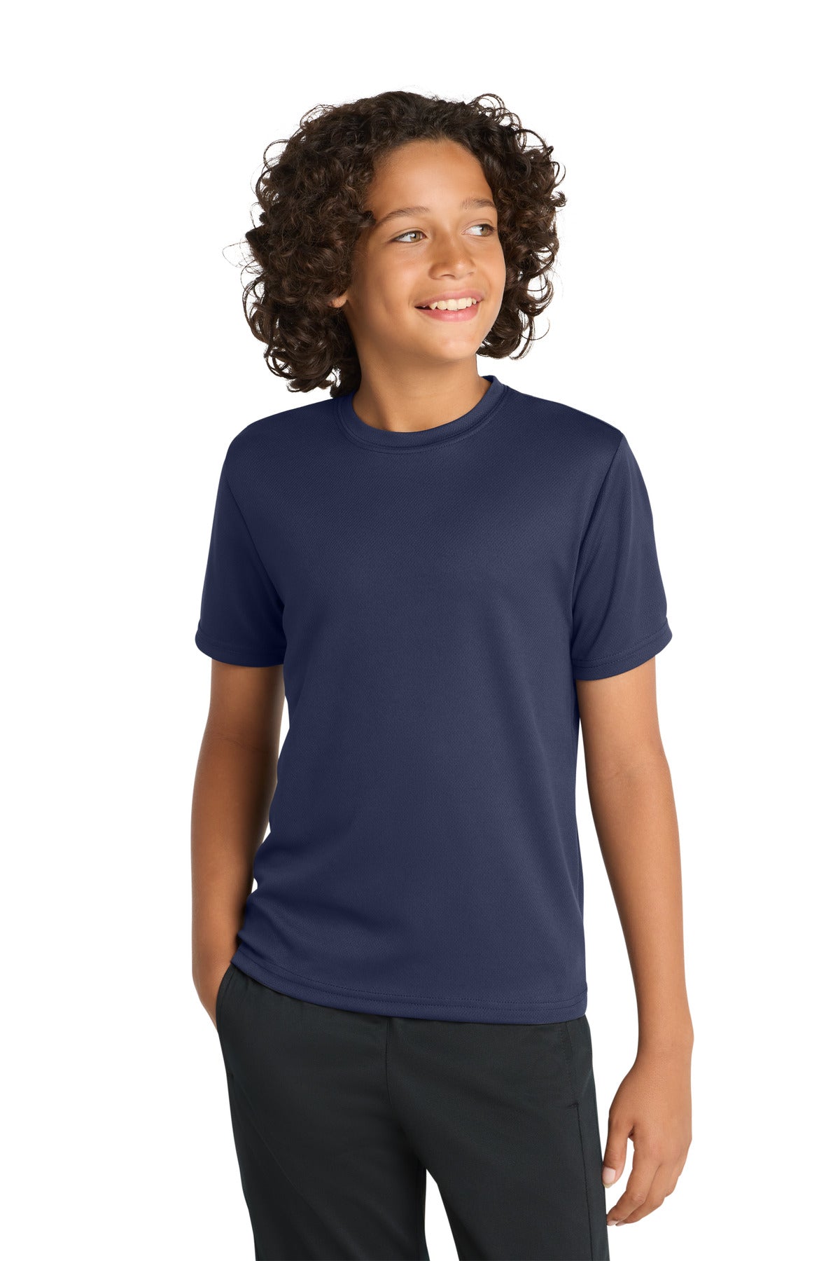 Sport-TekÂ® Youth PosiChargeÂ® RacerMeshÂ® Tee. YST340
