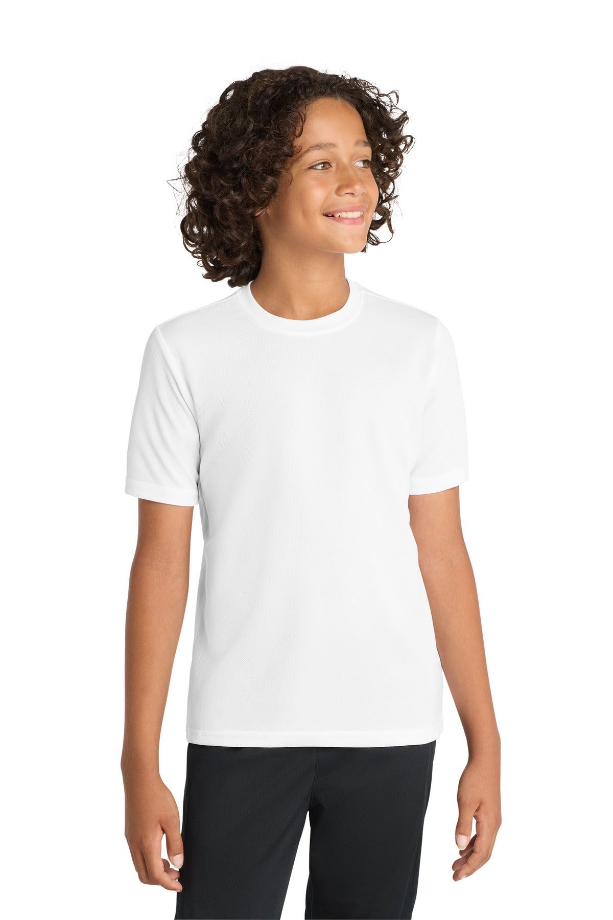 Sport-TekÂ® Youth PosiChargeÂ® RacerMeshÂ® Tee. YST340