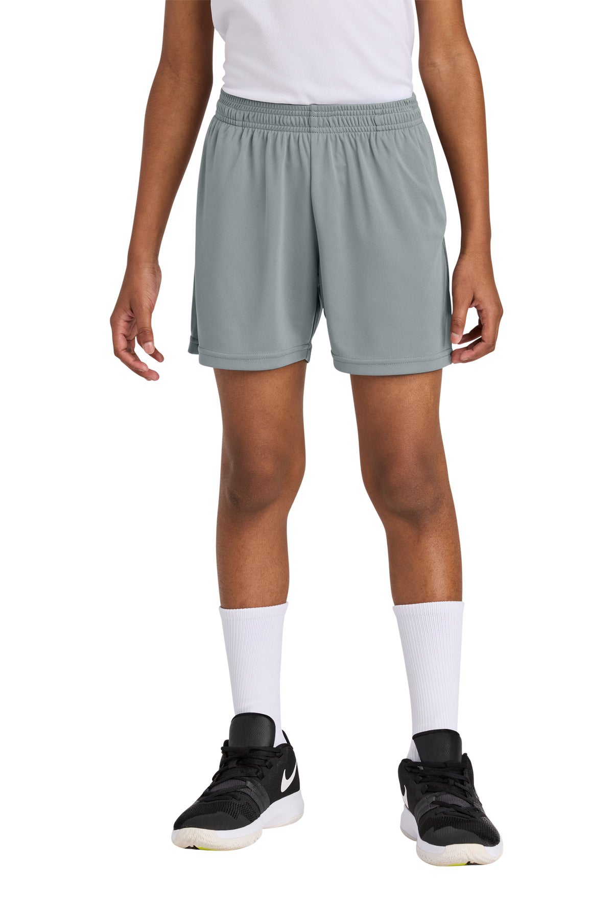 Sport-TekÂ® Youth PosiChargeÂ® Competitorâ„¢ 5" Pocketed Short YST349P