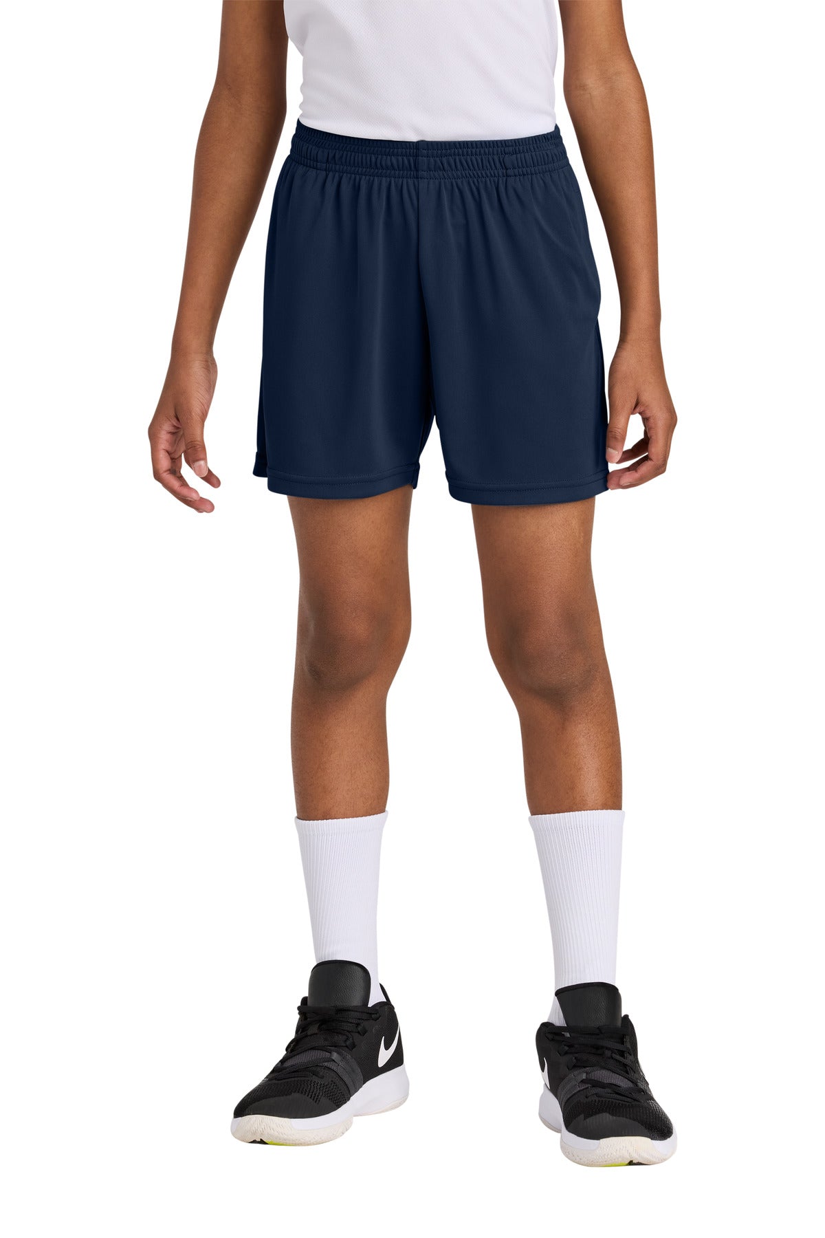 Sport-TekÂ® Youth PosiChargeÂ® Competitorâ„¢ 5" Pocketed Short YST349P