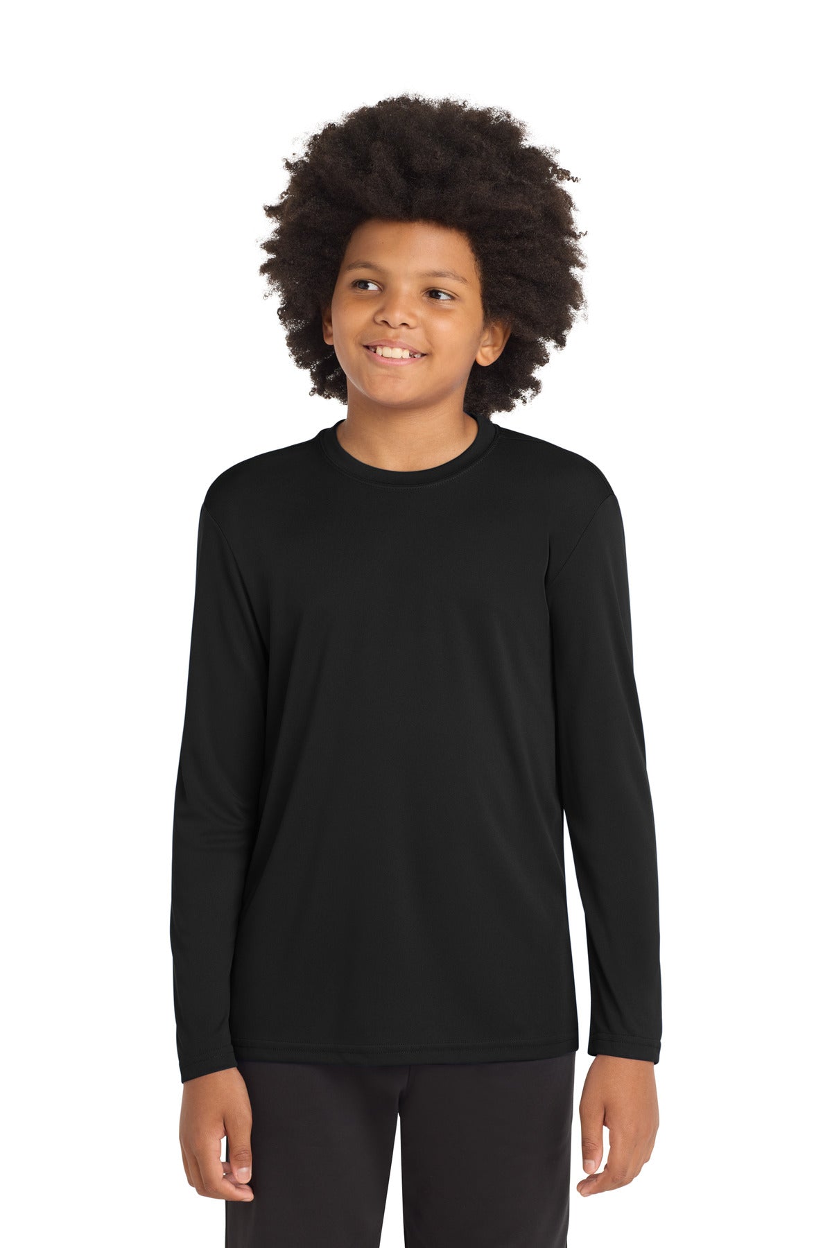 Sport-TekÂ® Youth Long Sleeve PosiChargeÂ® Competitorâ„¢ Tee. YST350LS