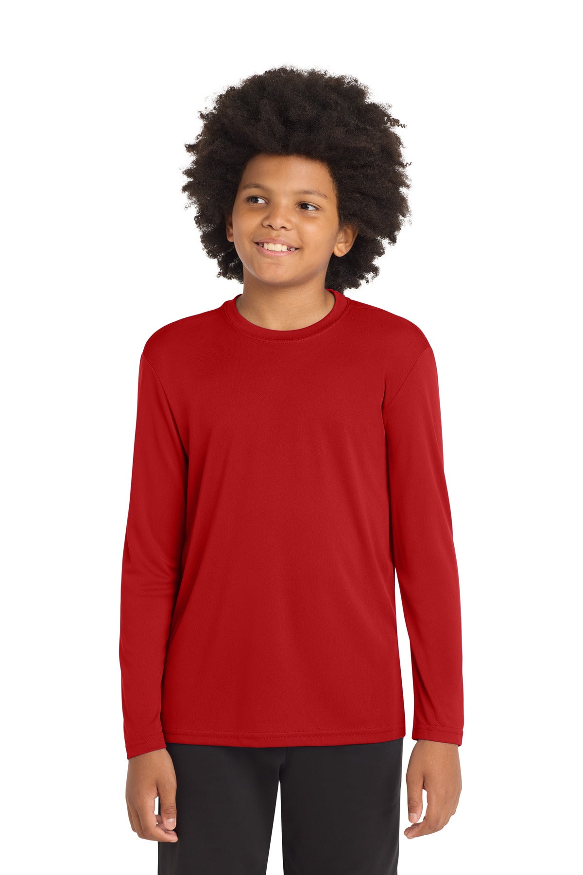 Sport-TekÂ® Youth Long Sleeve PosiChargeÂ® Competitorâ„¢ Tee. YST350LS