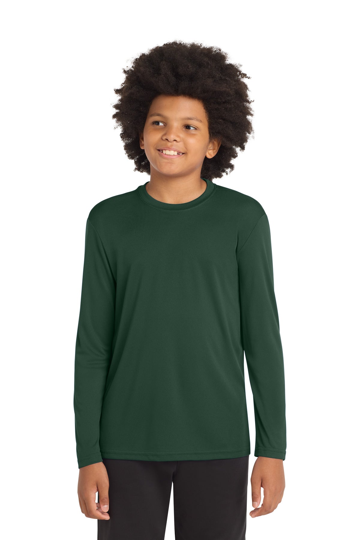 Sport-TekÂ® Youth Long Sleeve PosiChargeÂ® Competitorâ„¢ Tee. YST350LS