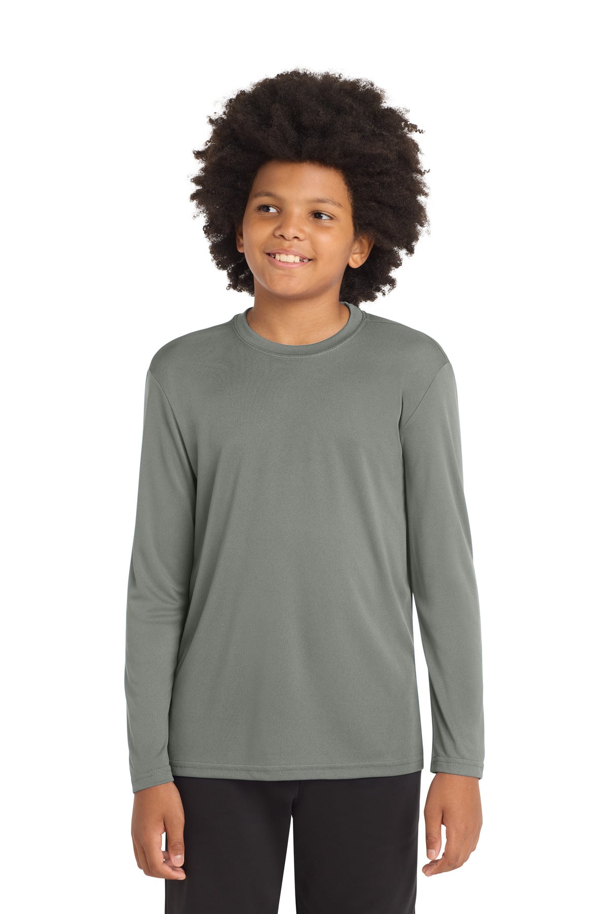 Sport-Tek?? Youth Long Sleeve PosiCharge?? Competitorƒ?› Tee. YST350LS