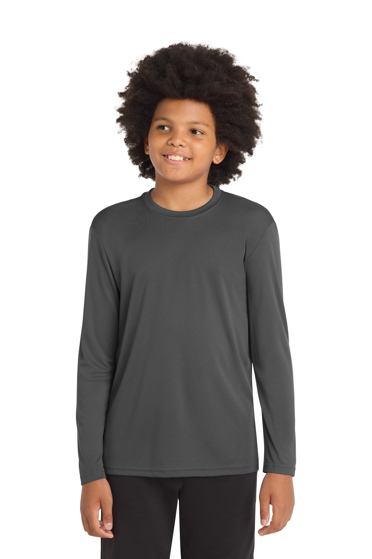 Sport-Tek?? Youth Long Sleeve PosiCharge?? Competitorƒ?› Tee. YST350LS