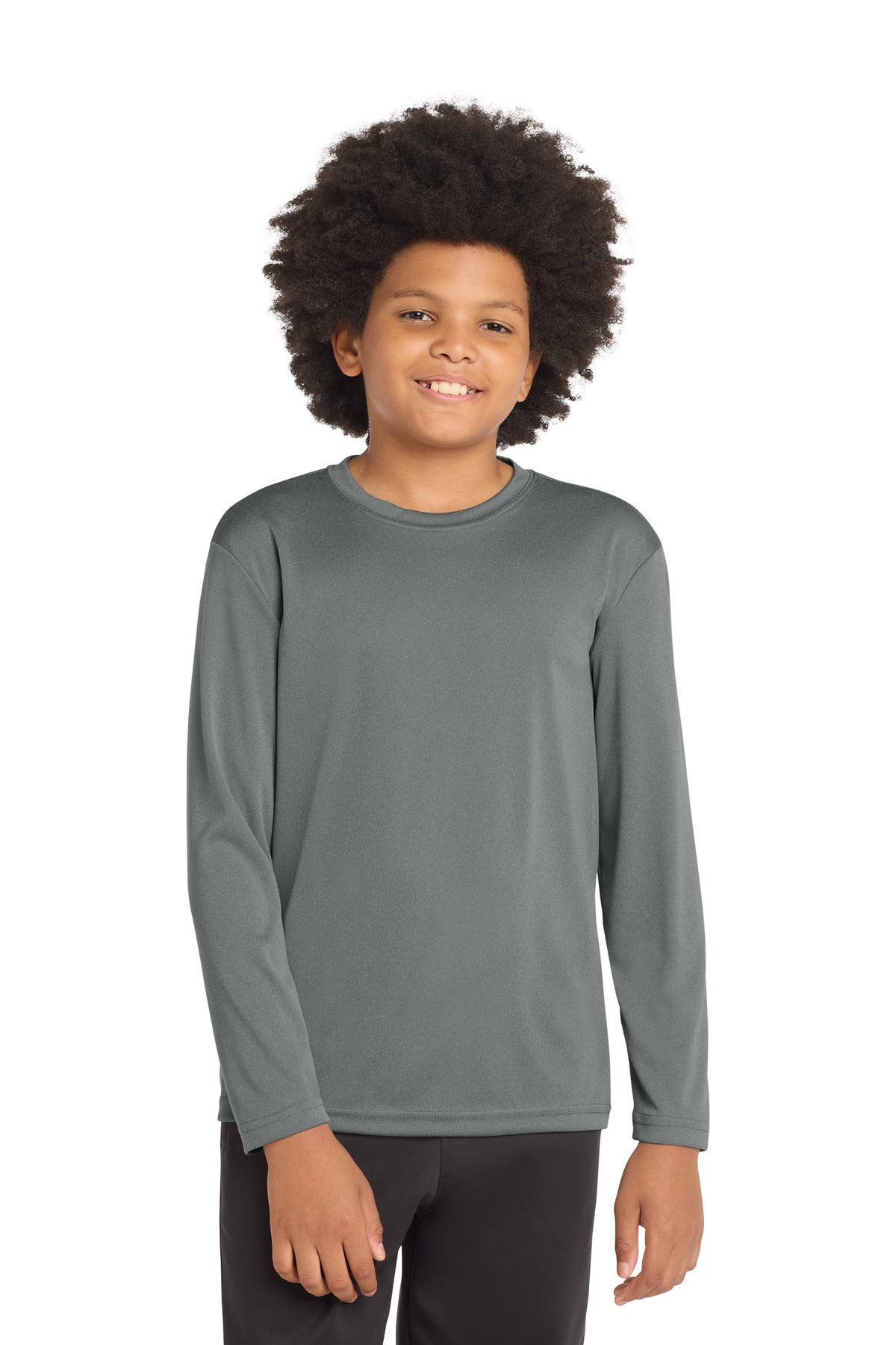 Sport-TekÂ® Youth Long Sleeve PosiChargeÂ® Competitorâ„¢ Tee. YST350LS