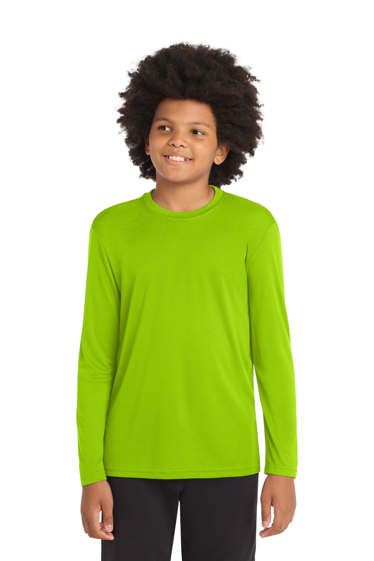 Sport-Tek?? Youth Long Sleeve PosiCharge?? Competitorƒ?› Tee. YST350LS