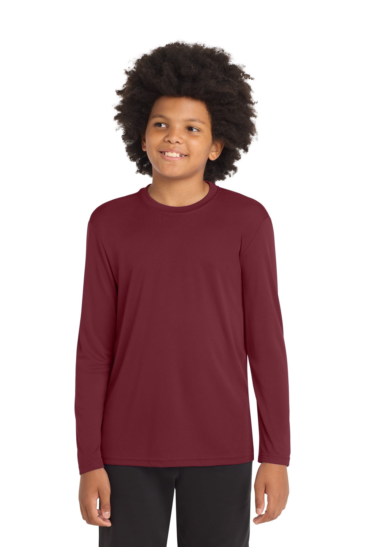 Sport-TekÂ® Youth Long Sleeve PosiChargeÂ® Competitorâ„¢ Tee. YST350LS