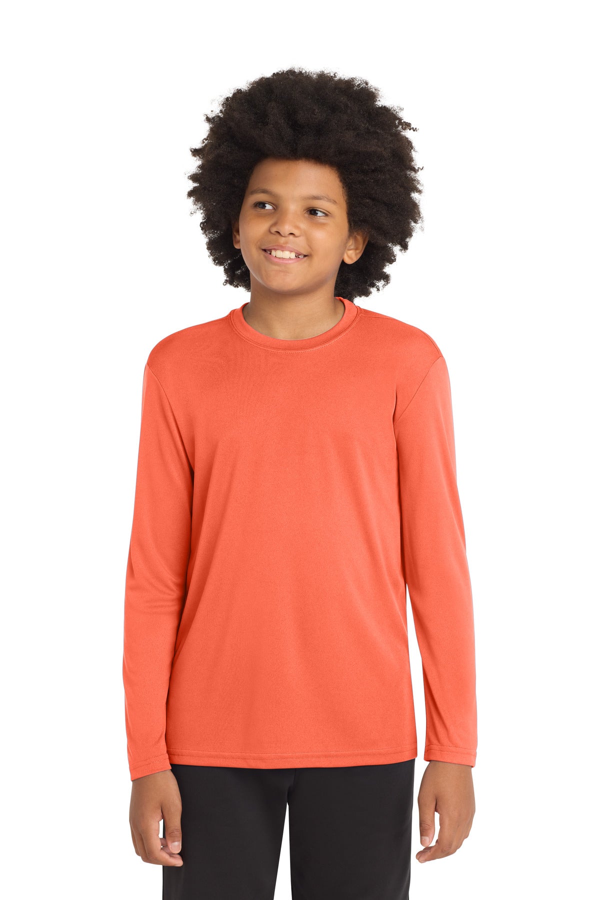 Sport-TekÂ® Youth Long Sleeve PosiChargeÂ® Competitorâ„¢ Tee. YST350LS