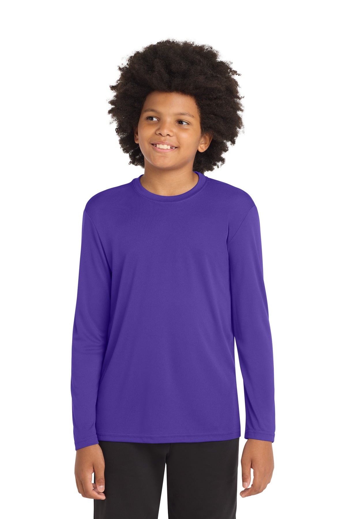 Sport-TekÂ® Youth Long Sleeve PosiChargeÂ® Competitorâ„¢ Tee. YST350LS