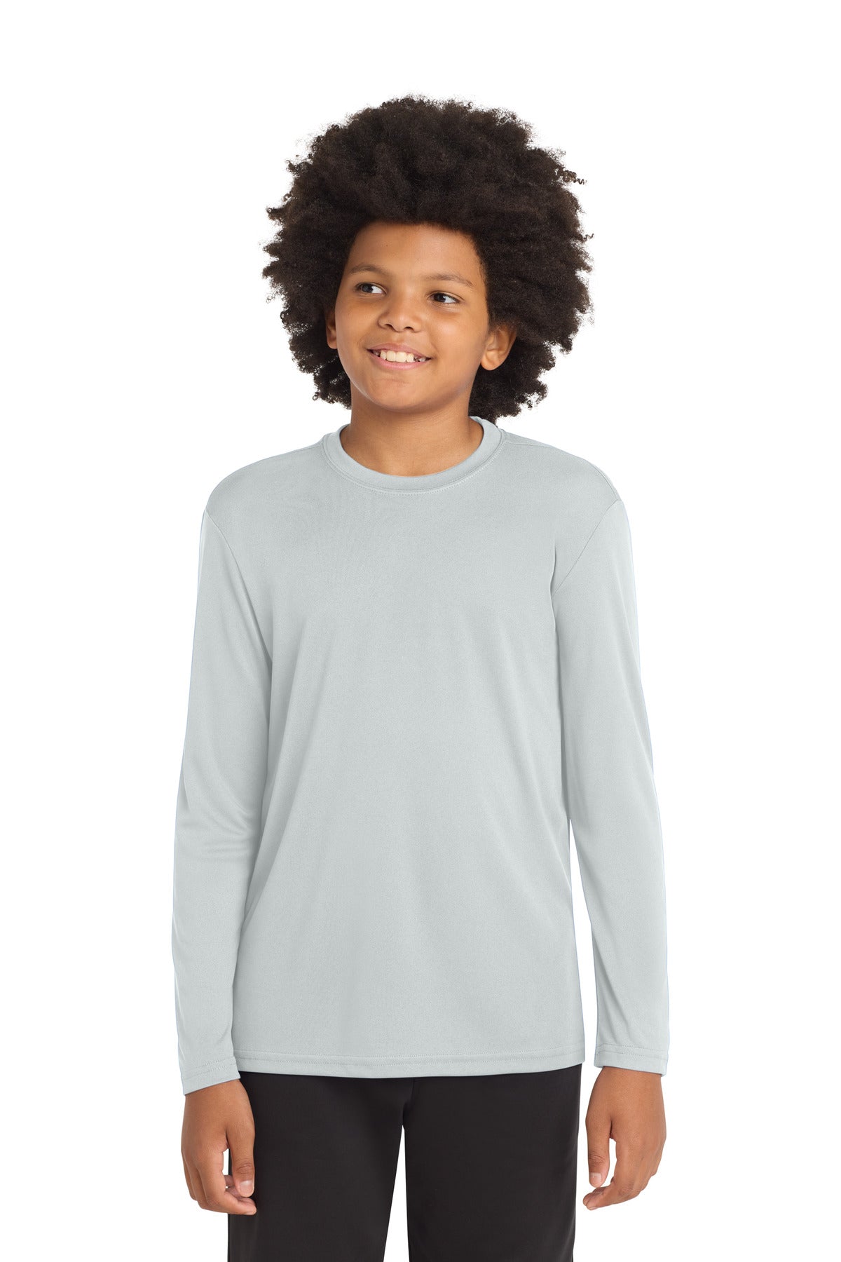 Sport-TekÂ® Youth Long Sleeve PosiChargeÂ® Competitorâ„¢ Tee. YST350LS