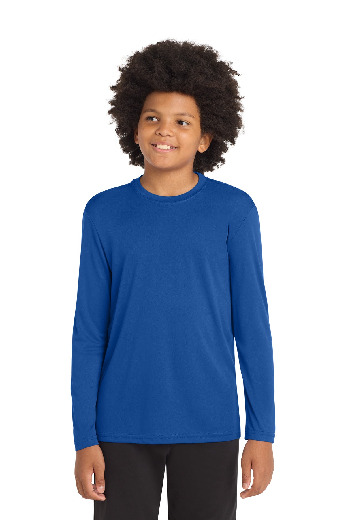 Sport-Tek?? Youth Long Sleeve PosiCharge?? Competitorƒ?› Tee. YST350LS