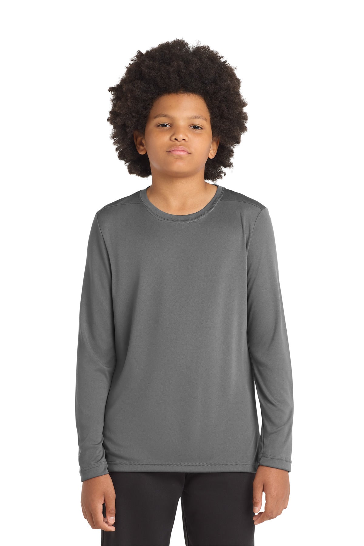 Sport-Tek Â® Youth Posi-UVÂ® Pro Long Sleeve Tee. YST420LS