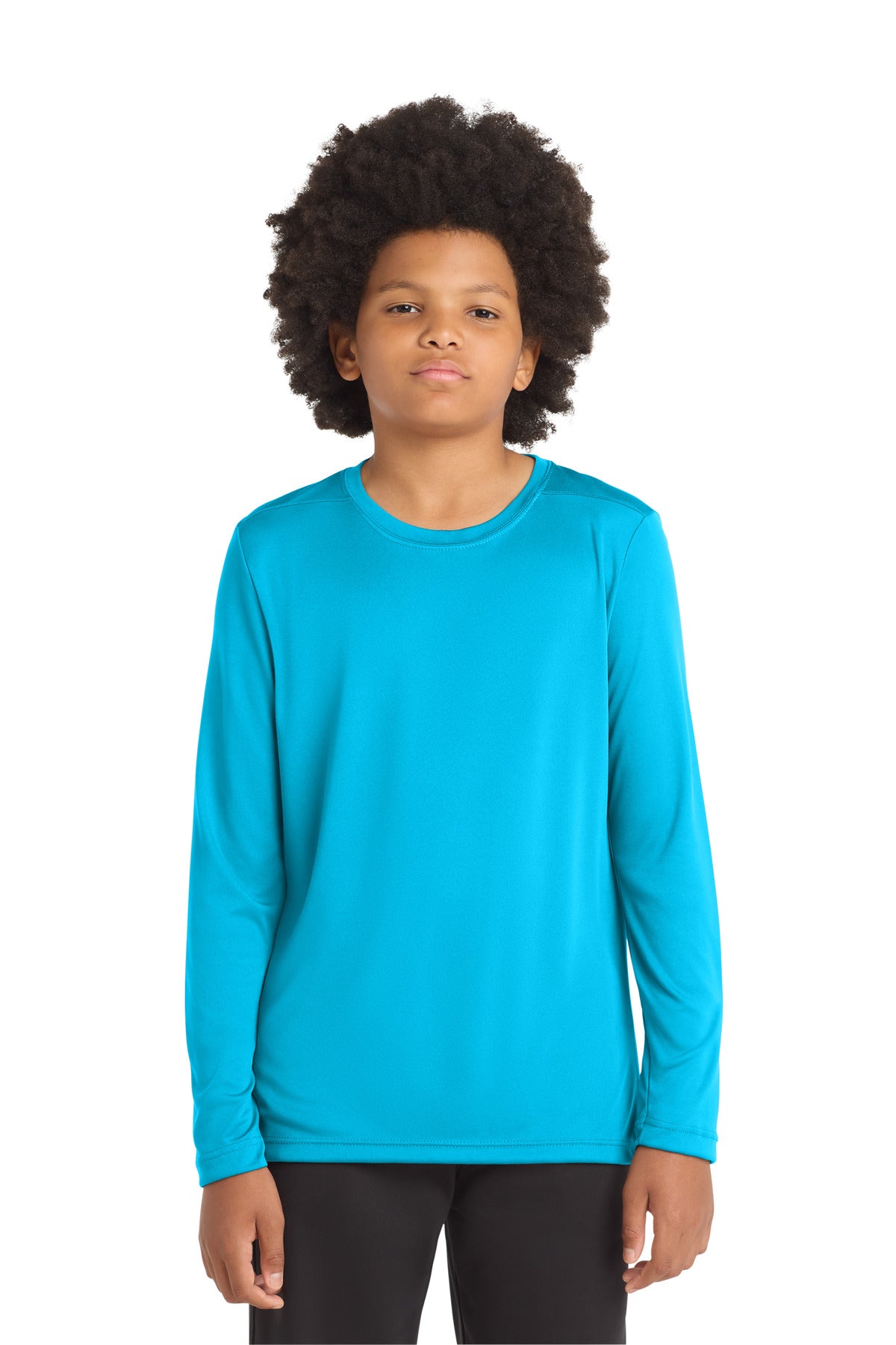 Sport-Tek Â® Youth Posi-UVÂ® Pro Long Sleeve Tee. YST420LS