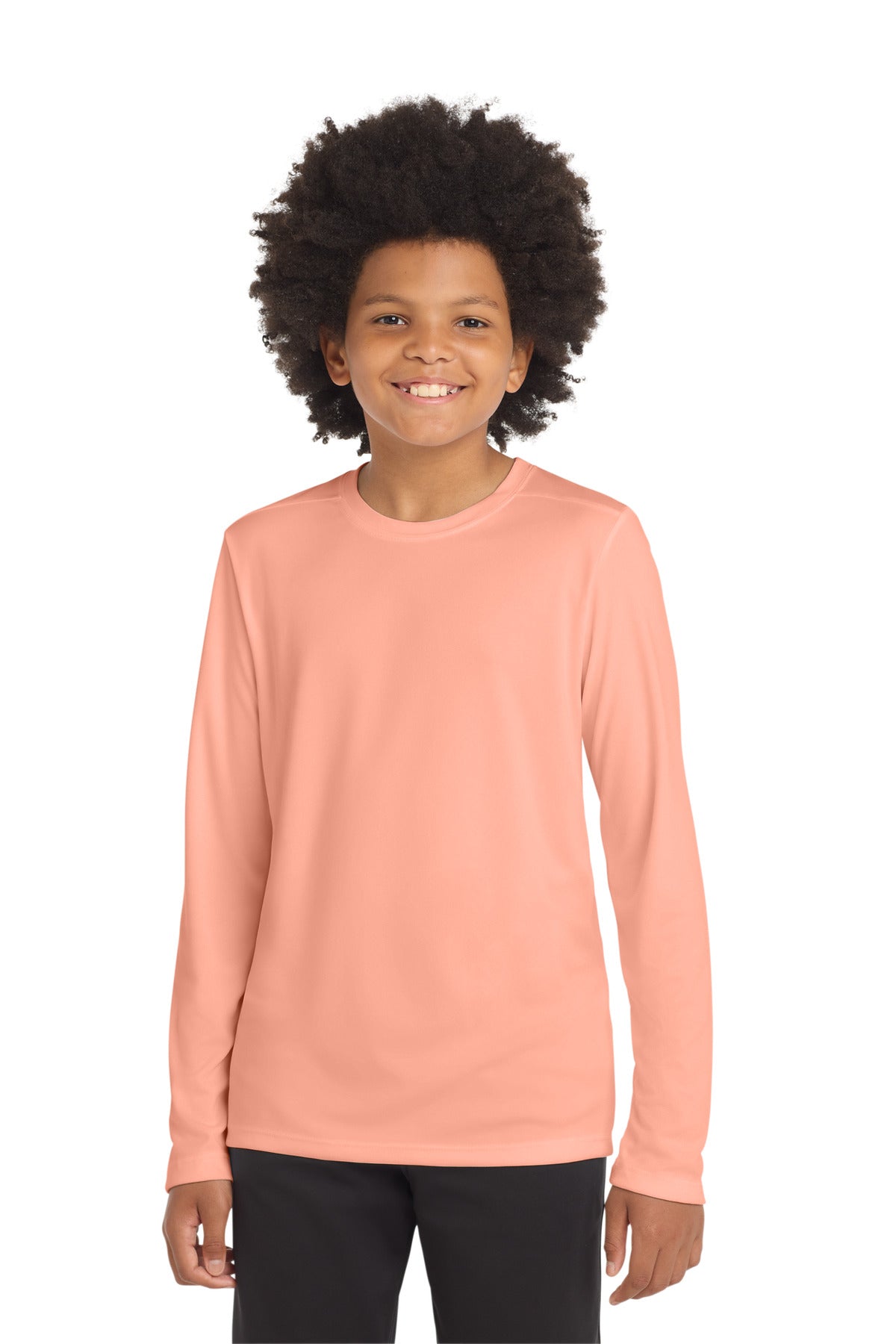 Sport-Tek Â® Youth Posi-UVÂ® Pro Long Sleeve Tee. YST420LS