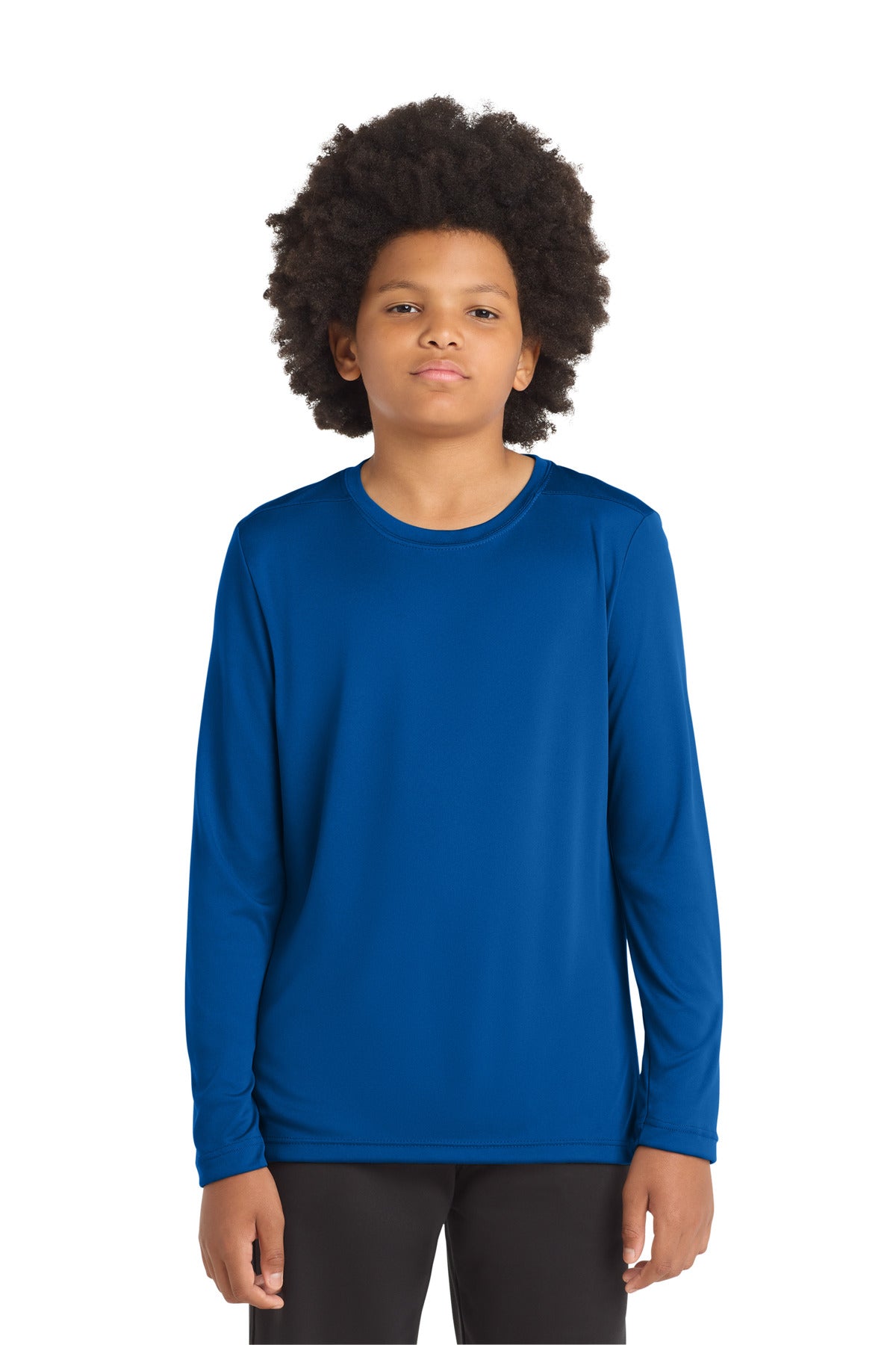 Sport-Tek Â® Youth Posi-UVÂ® Pro Long Sleeve Tee. YST420LS