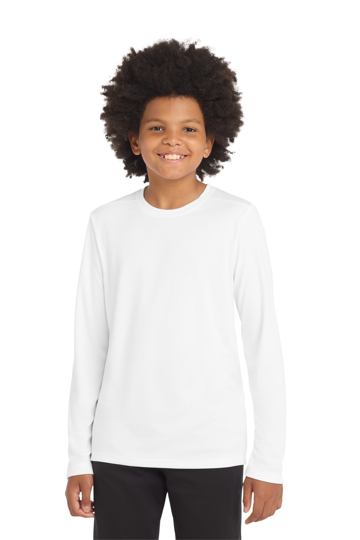 Sport-Tek Â® Youth Posi-UVÂ® Pro Long Sleeve Tee. YST420LS