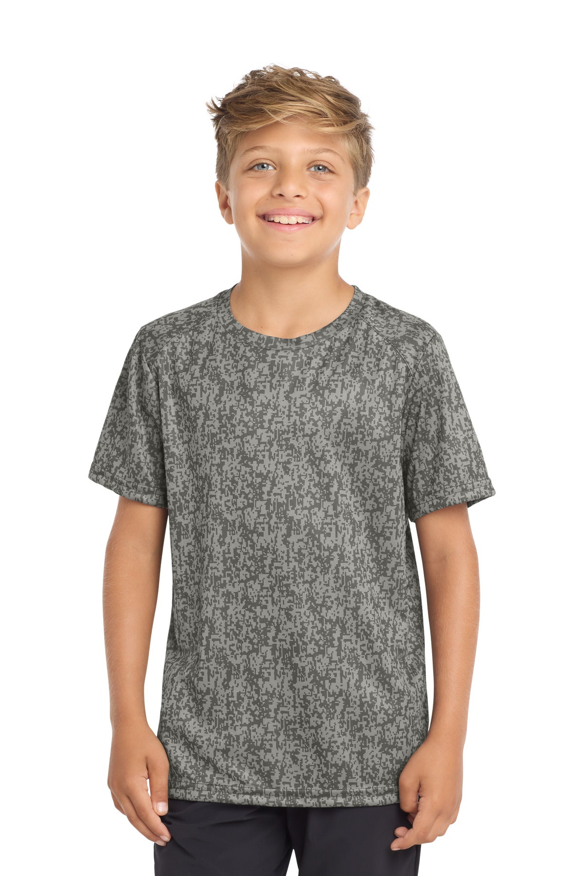 Sport-Tek Â® Youth Digi Camo Tee. YST460