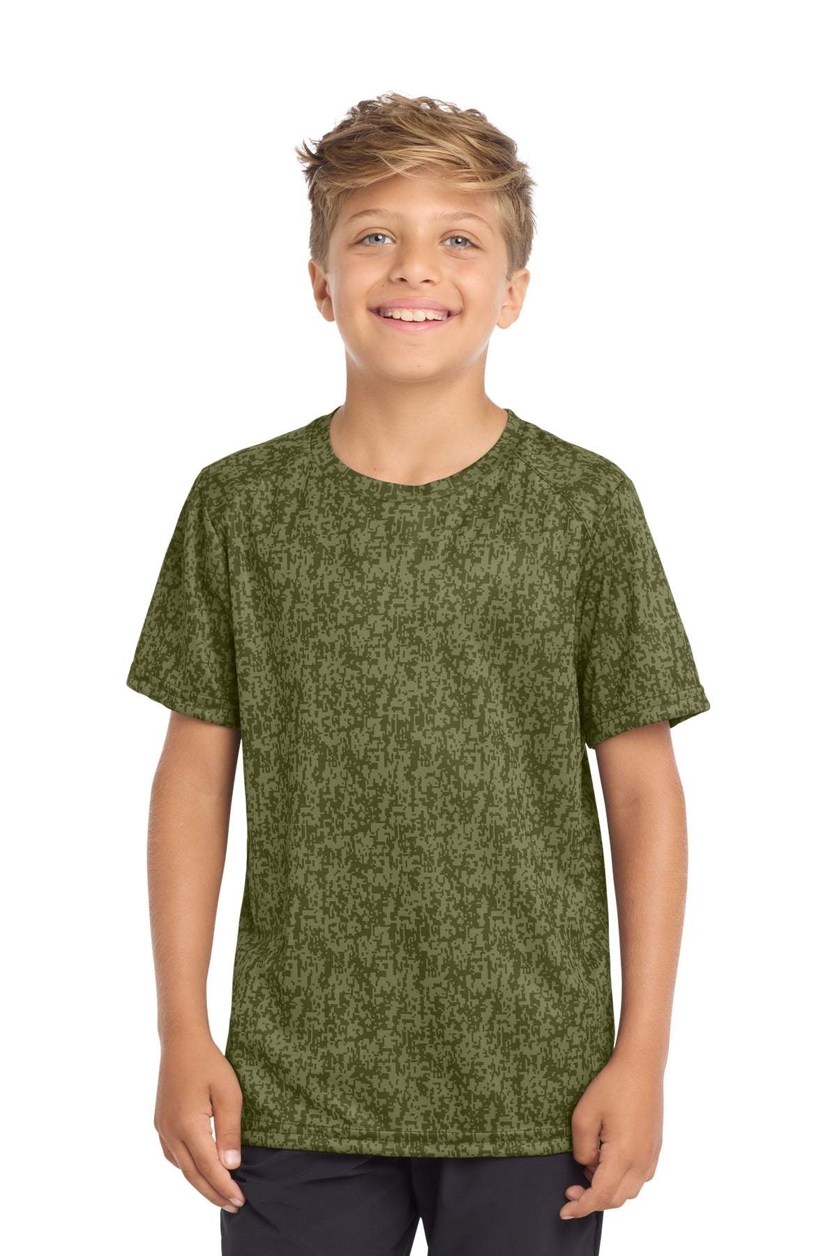 Sport-Tek Â® Youth Digi Camo Tee. YST460