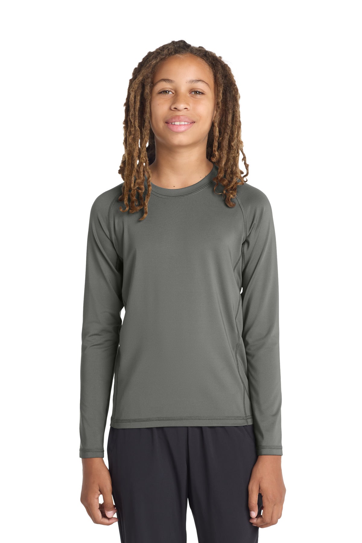 Sport-Tek Â® Youth Long Sleeve Rashguard Tee. YST470LS