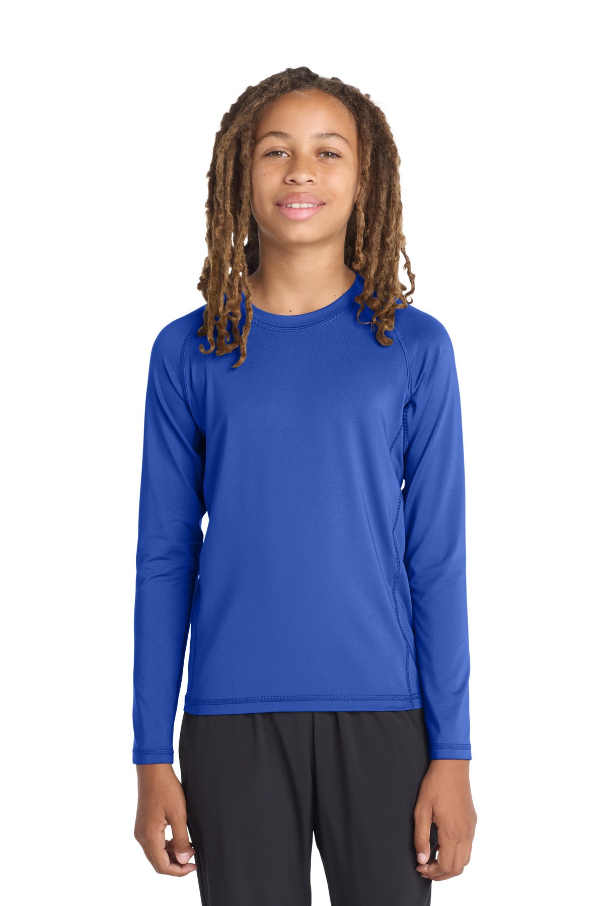 Sport-Tek Â® Youth Long Sleeve Rashguard Tee. YST470LS