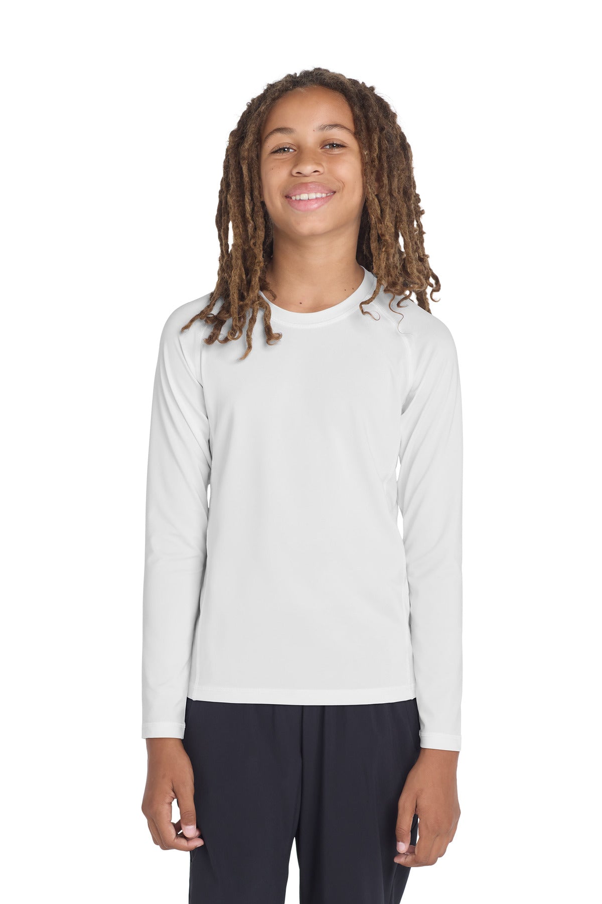 Sport-Tek Â® Youth Long Sleeve Rashguard Tee. YST470LS