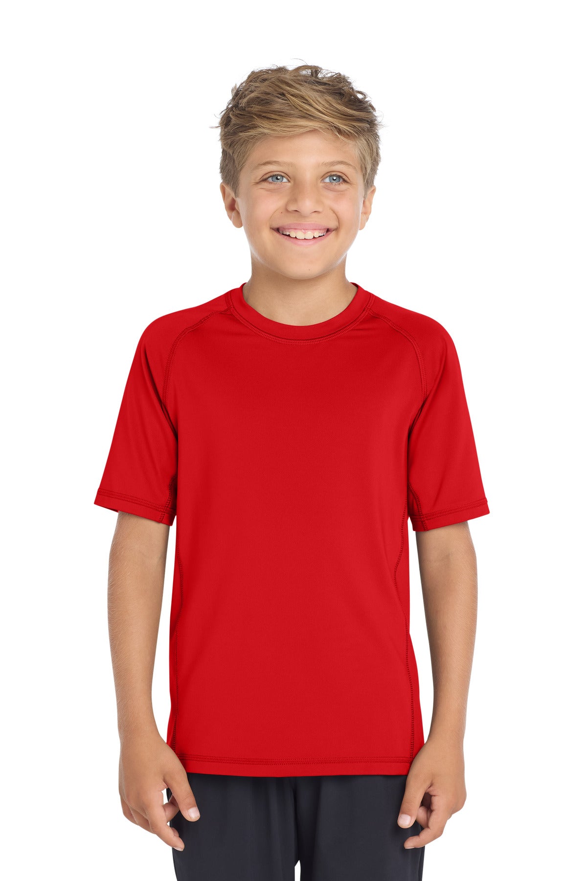 Sport-Tek Â® Youth Rashguard Tee. YST470