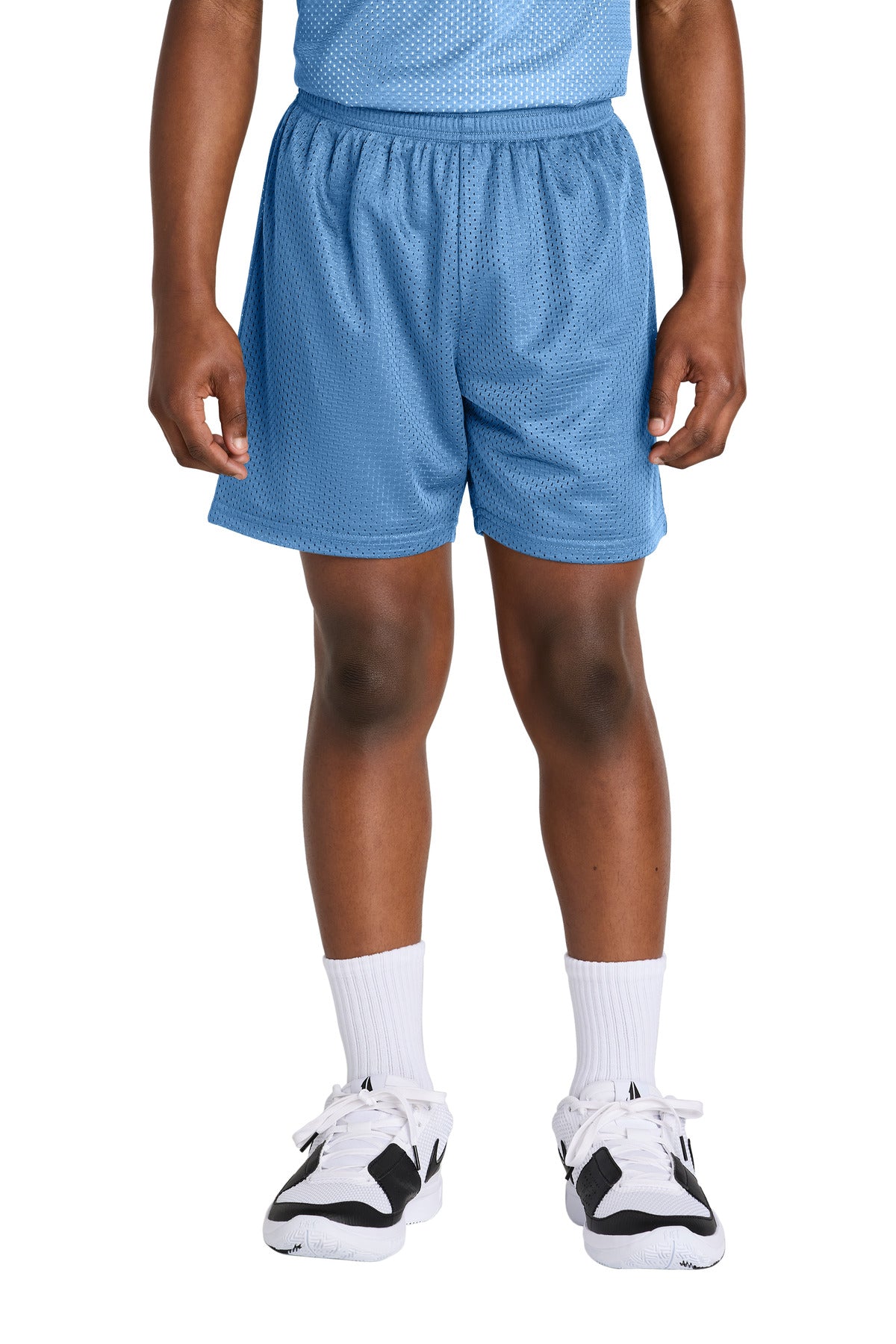 Sport-TekÂ® Youth PosiChargeÂ® Mesh 5" Short YST5100