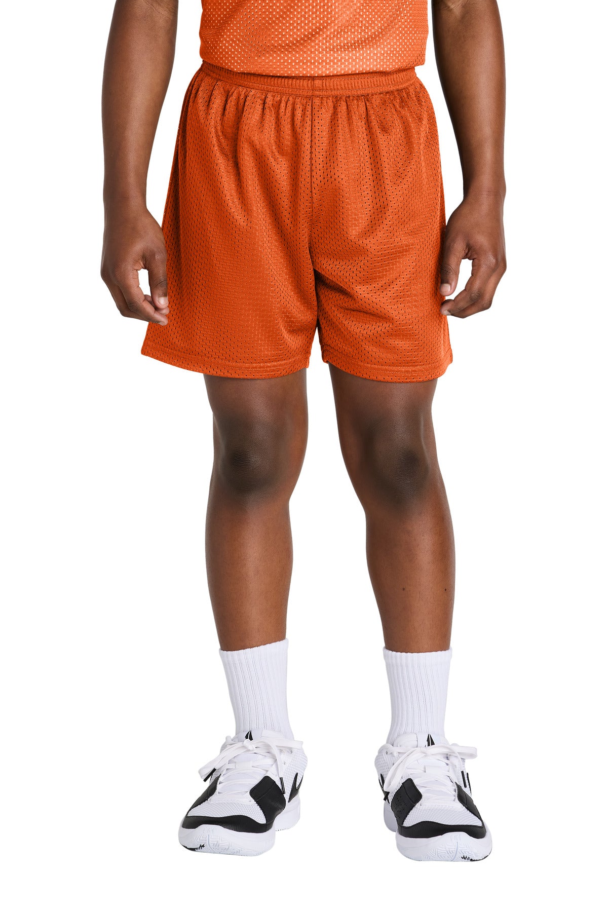 Sport-TekÂ® Youth PosiChargeÂ® Mesh 5" Short YST5100