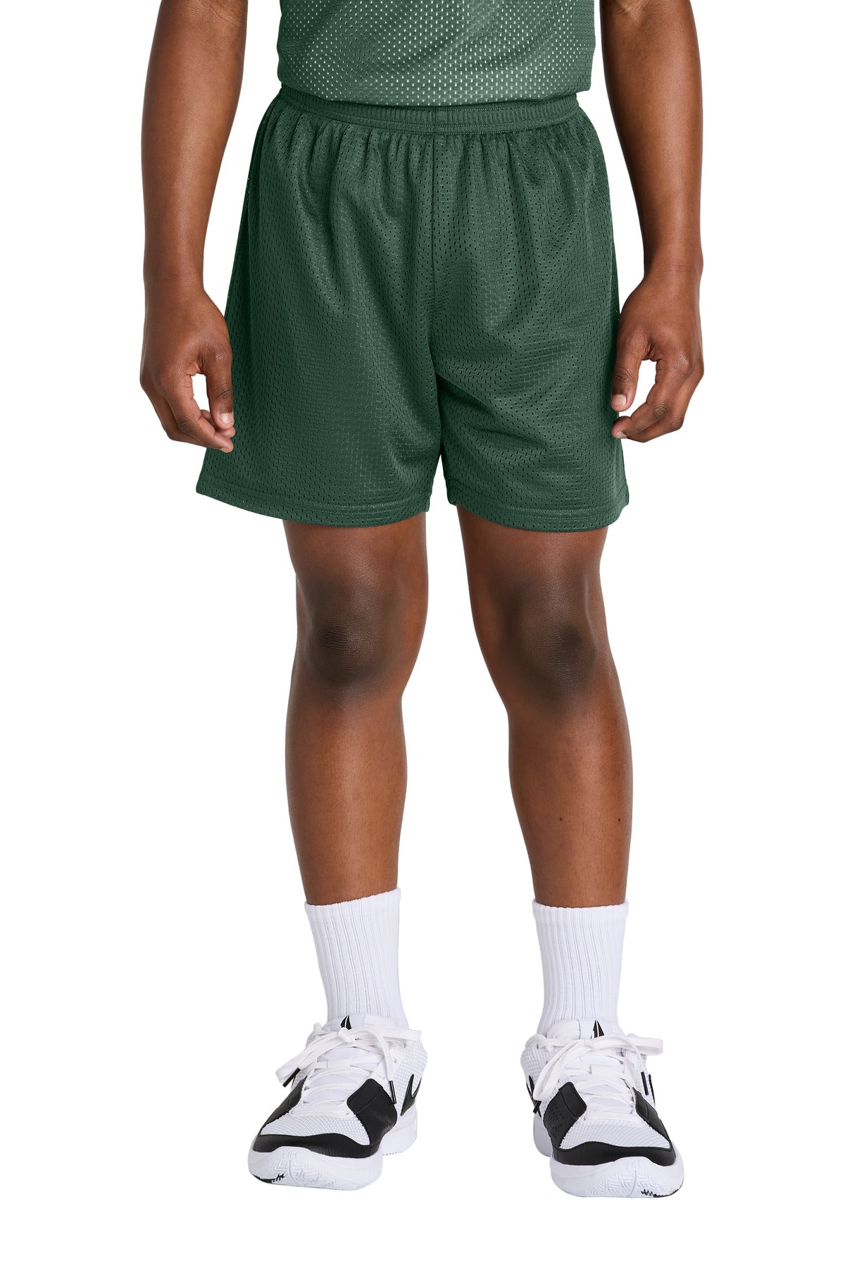 Sport-TekÂ® Youth PosiChargeÂ® Mesh 5" Short YST5100