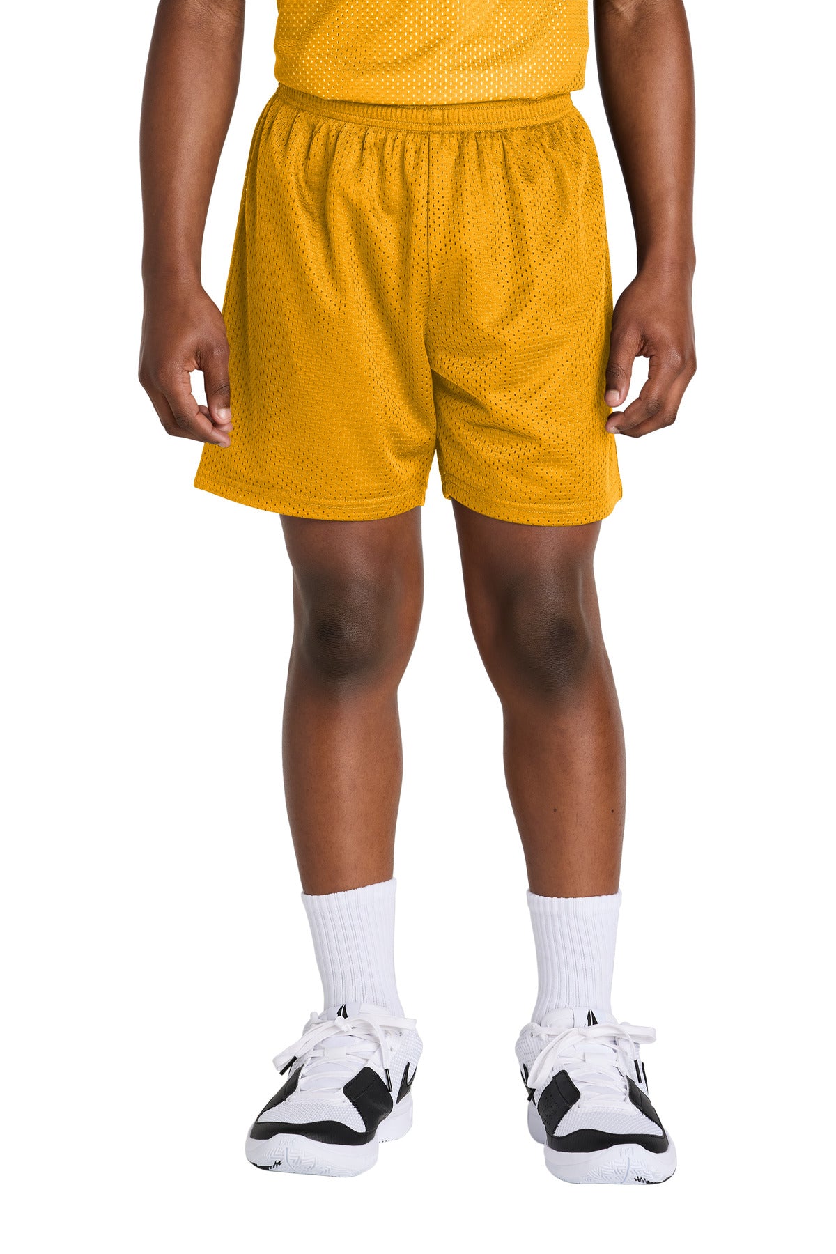 Sport-TekÂ® Youth PosiChargeÂ® Mesh 5" Short YST5100