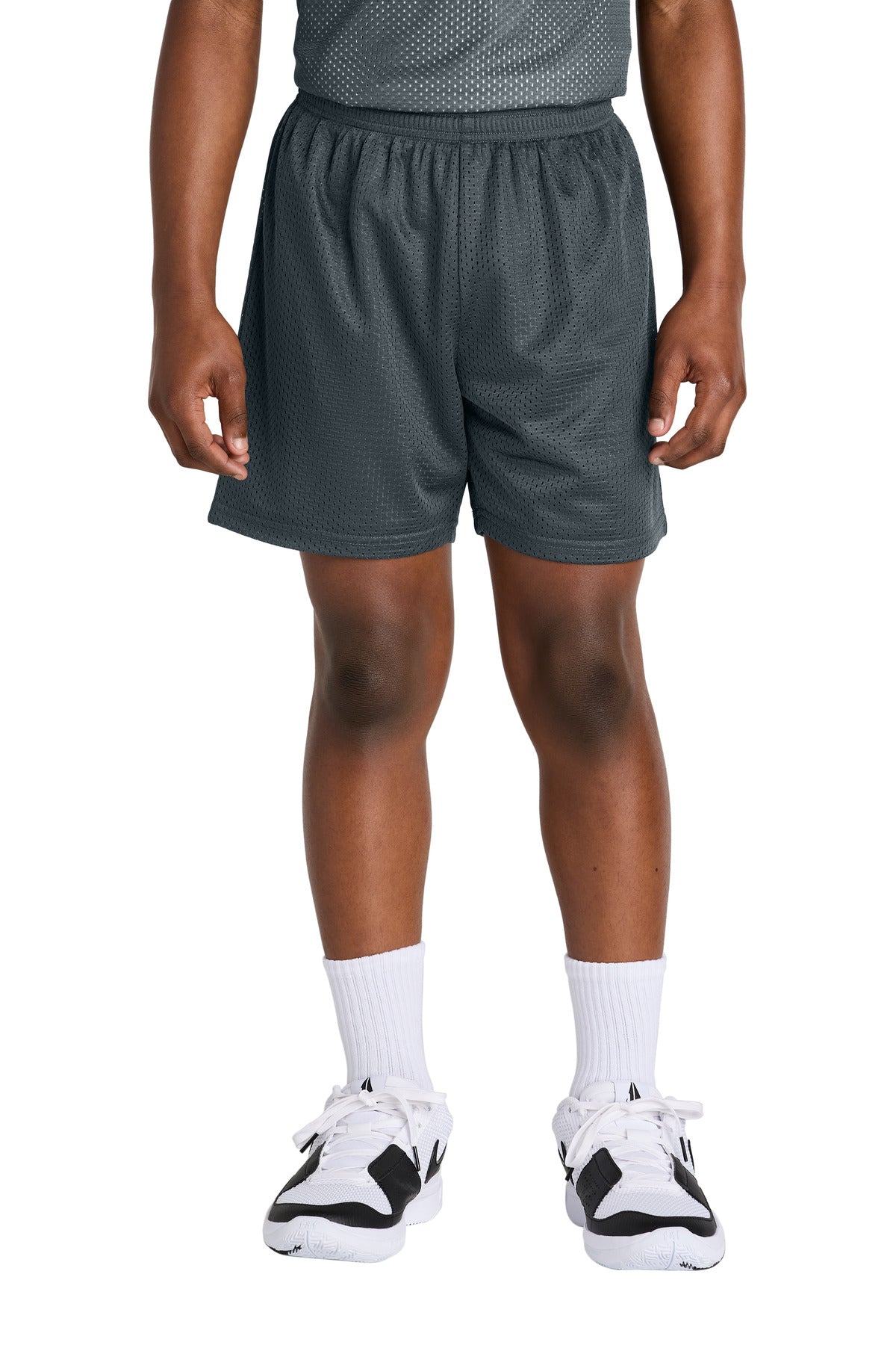 Sport-TekÂ® Youth PosiChargeÂ® Mesh 5" Short YST5100