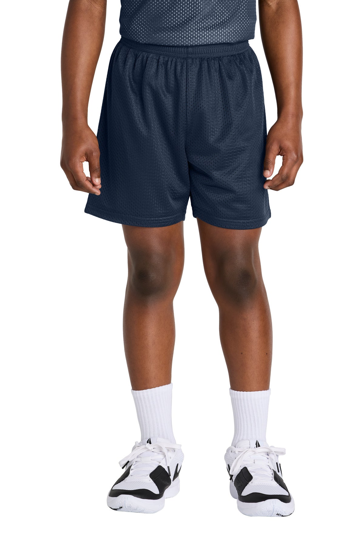 Sport-TekÂ® Youth PosiChargeÂ® Mesh 5" Short YST5100