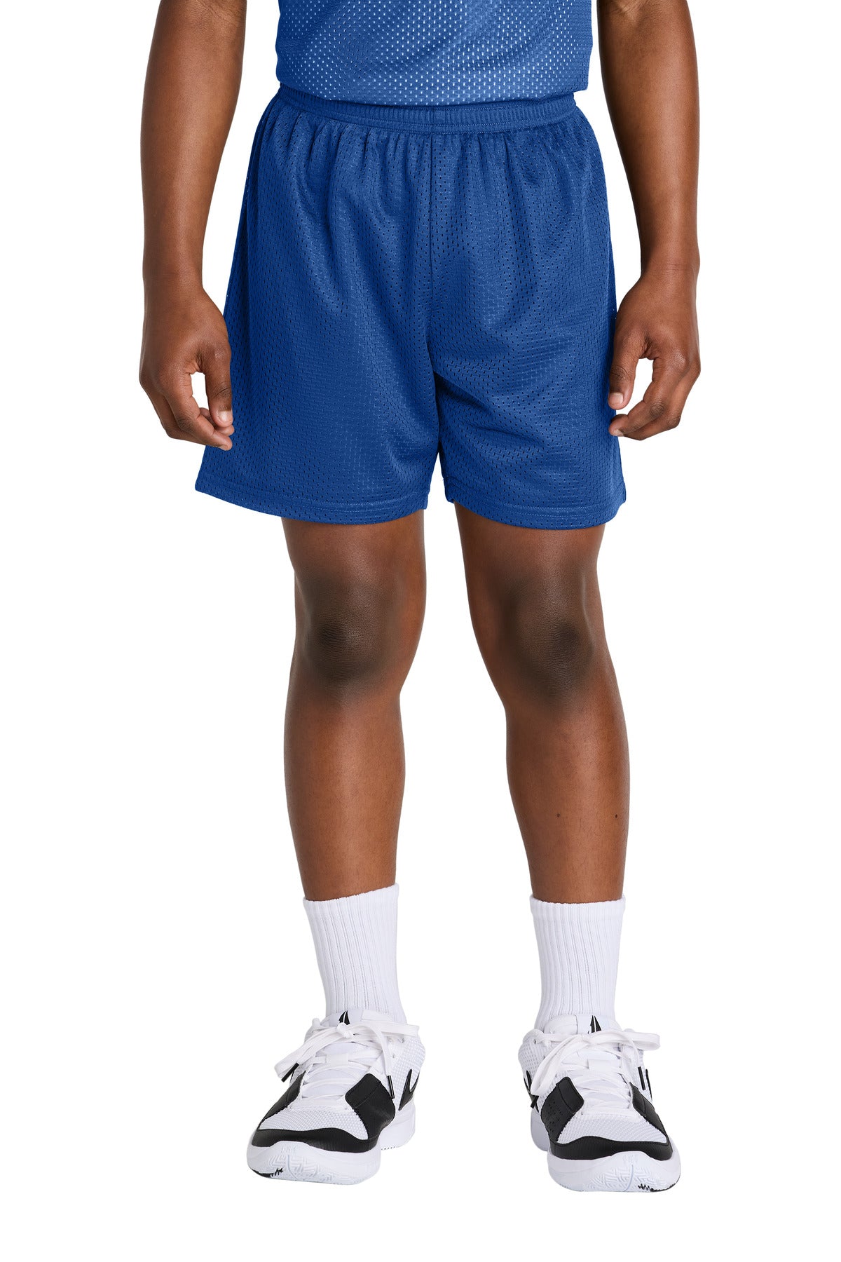 Sport-TekÂ® Youth PosiChargeÂ® Mesh 5" Short YST5100