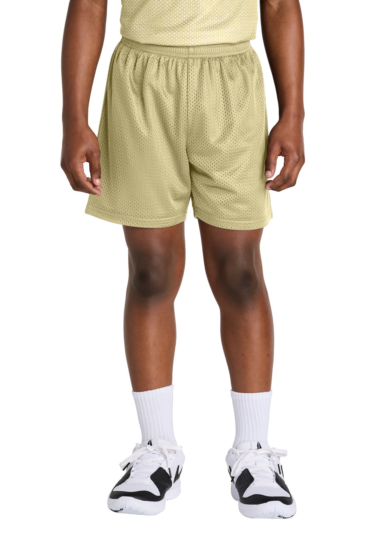 Sport-TekÂ® Youth PosiChargeÂ® Mesh 5" Short YST5100