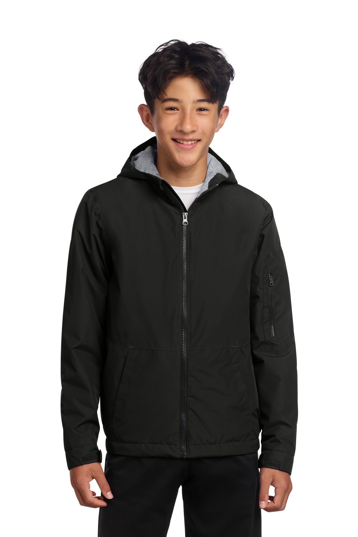 Sport-TekÂ® Youth Waterproof Insulated Jacket YST56